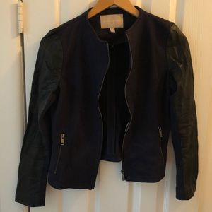 Banana Republic Mixed Media Jacket
